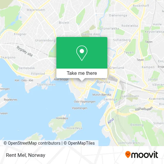 Rent Mel map