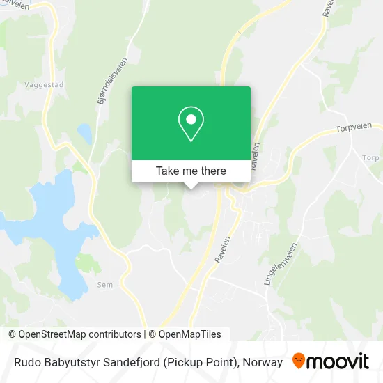 Rudo Babyutstyr Sandefjord (Pickup Point) map