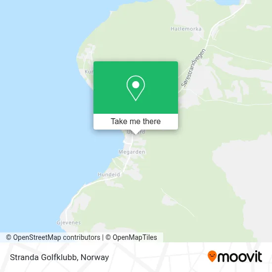 Stranda Golfklubb map