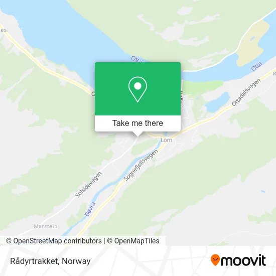 Rådyrtrakket map