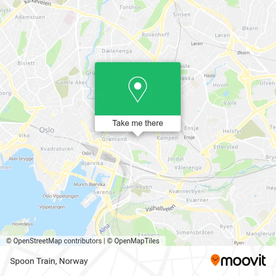 Spoon Train map