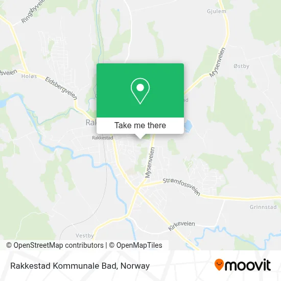 Rakkestad Kommunale Bad map