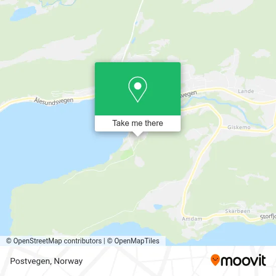 Postvegen map