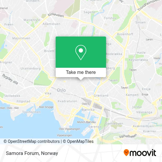 Samora Forum map