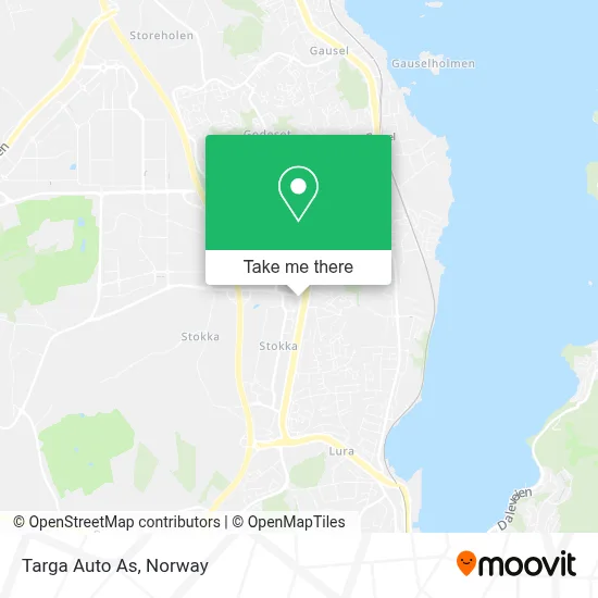 Targa Auto As map