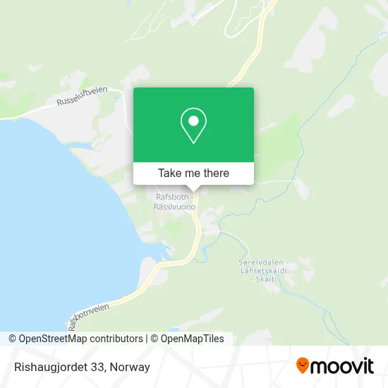 Rishaugjordet 33 map