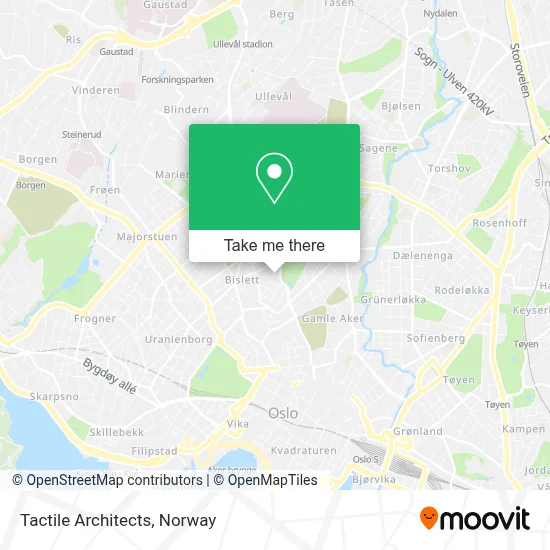 Tactile Architects map