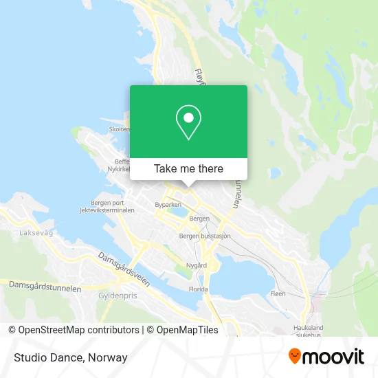 Studio Dance map