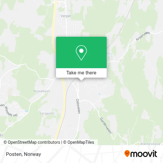 Posten map