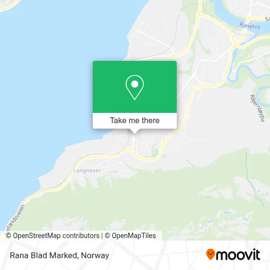 Rana Blad Marked map