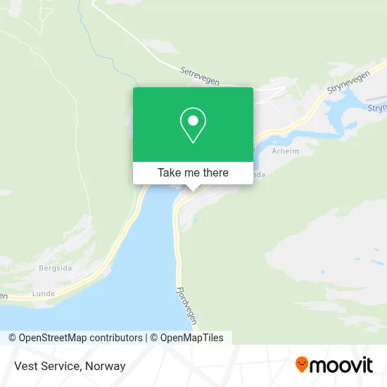 Vest Service map