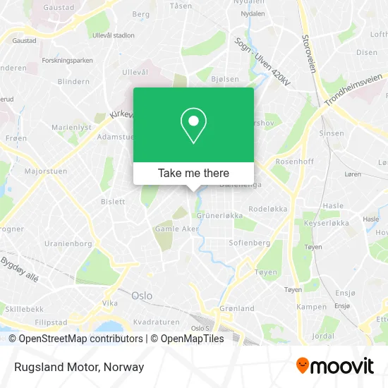 Rugsland Motor map