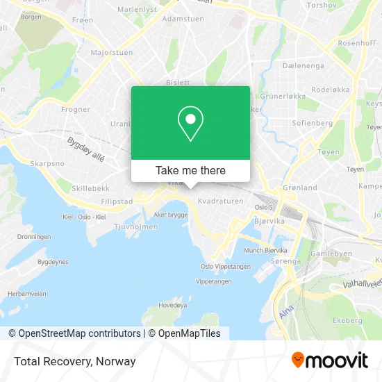 Total Recovery map