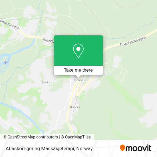 Atlaskorrigering Massasjeterapi map