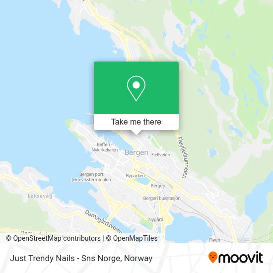 Just Trendy Nails - Sns Norge map