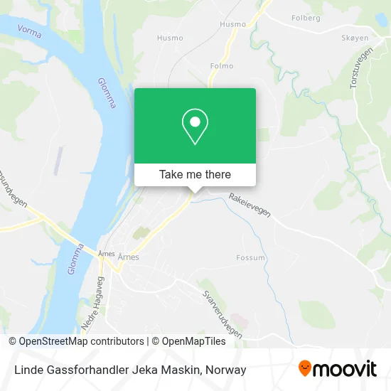 Linde Gassforhandler Jeka Maskin map