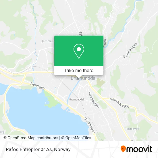 Rafos Entreprenør As map