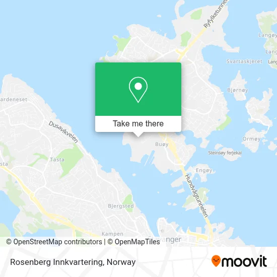 Rosenberg Innkvartering map
