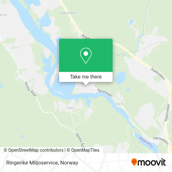 Ringerike Miljoservice map