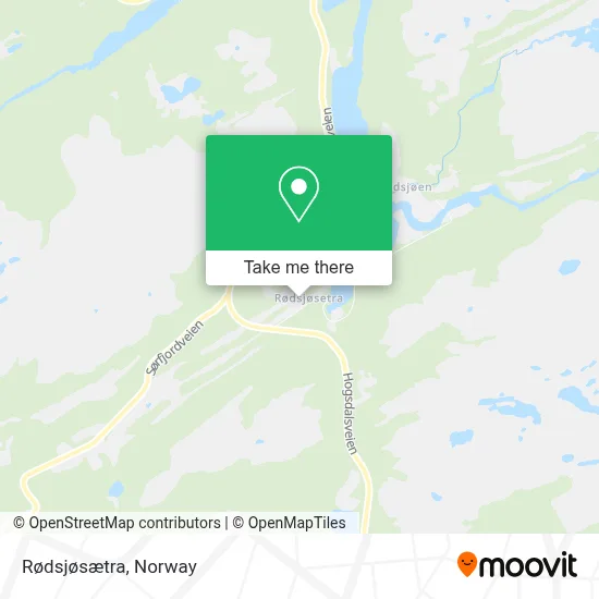 Rødsjøsætra map
