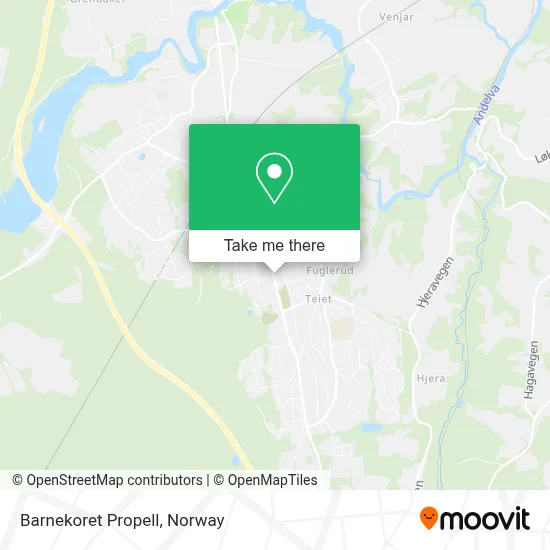 Barnekoret Propell map