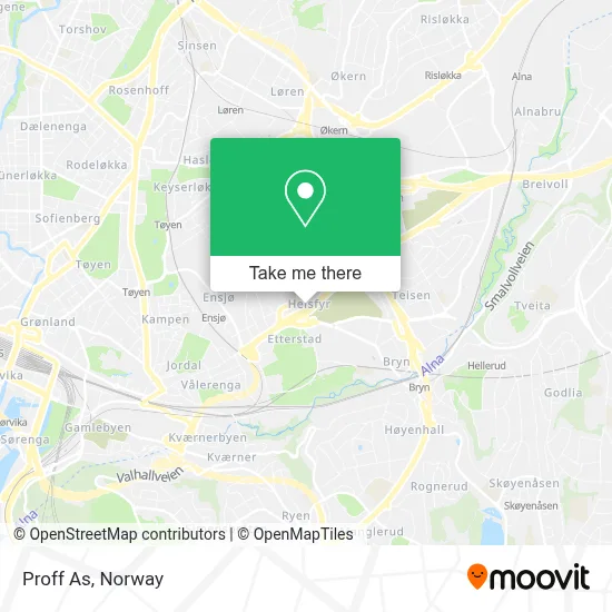 Proff As map