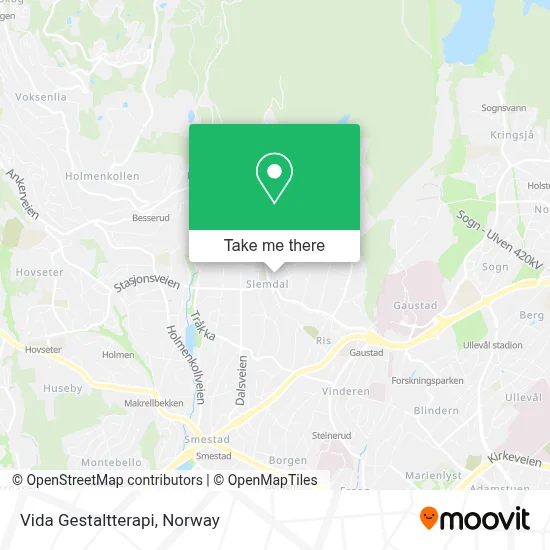 Vida Gestaltterapi map