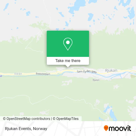 Rjukan Events map