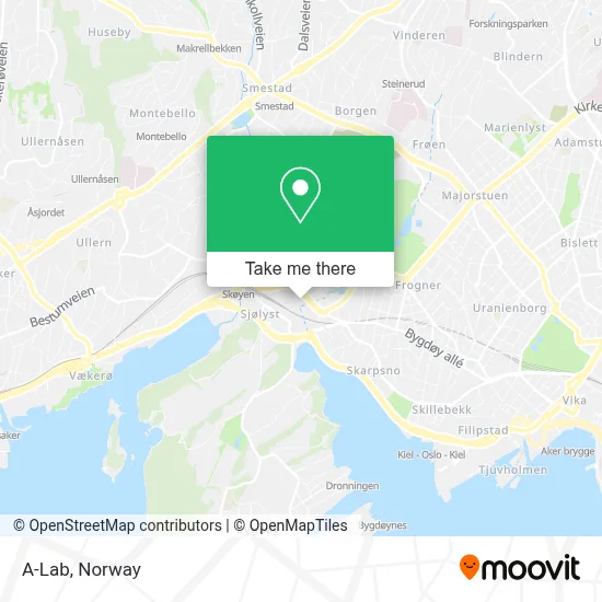 A-Lab map