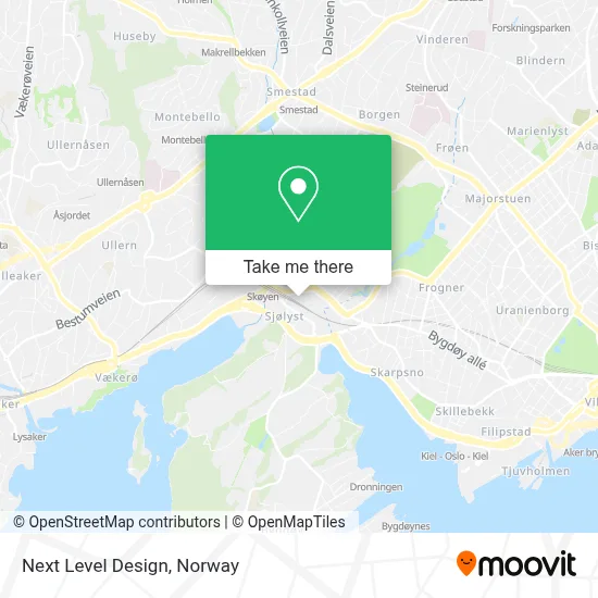 Next Level Design map
