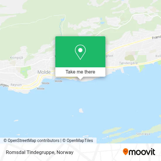 Romsdal Tindegruppe map
