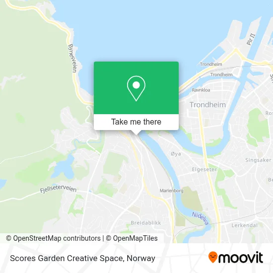 Scores Garden Creative Space map