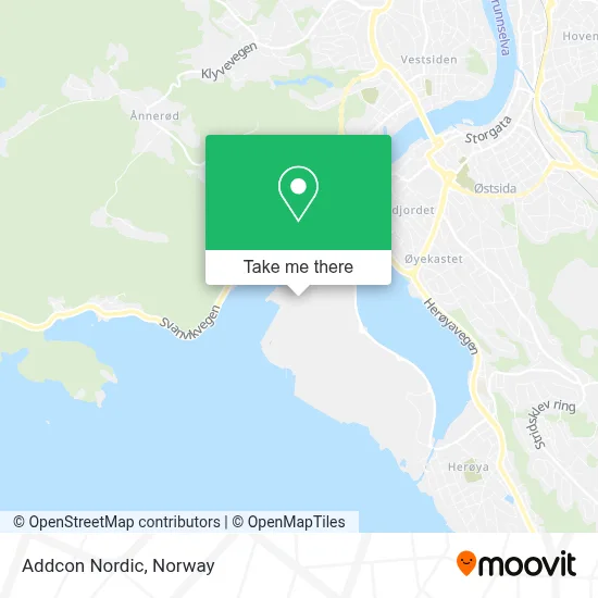 Addcon Nordic map