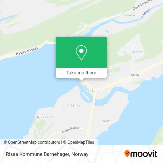 Rissa Kommune Barnehager map