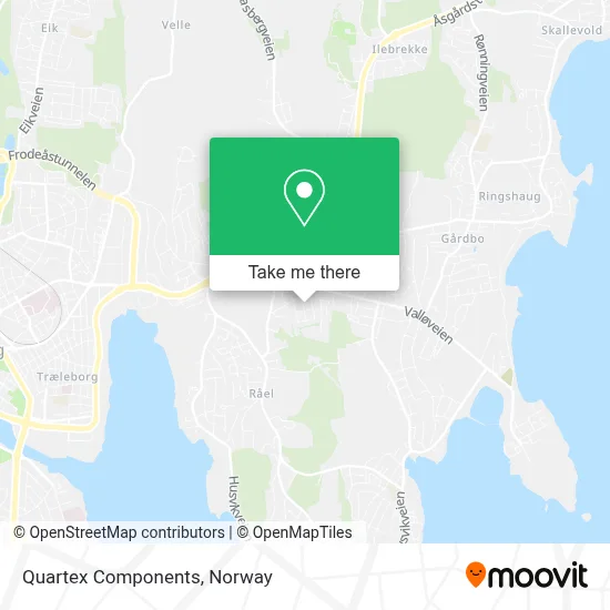 Quartex Components map