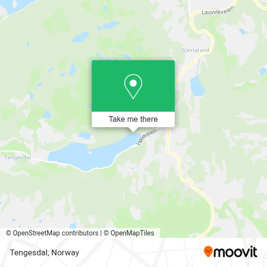 Tengesdal map