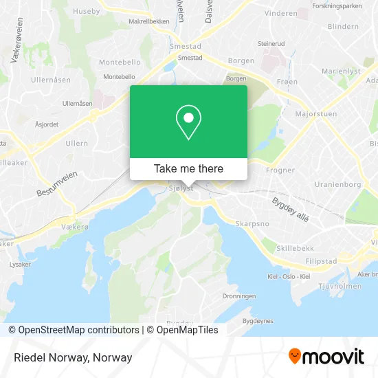 Riedel Norway map