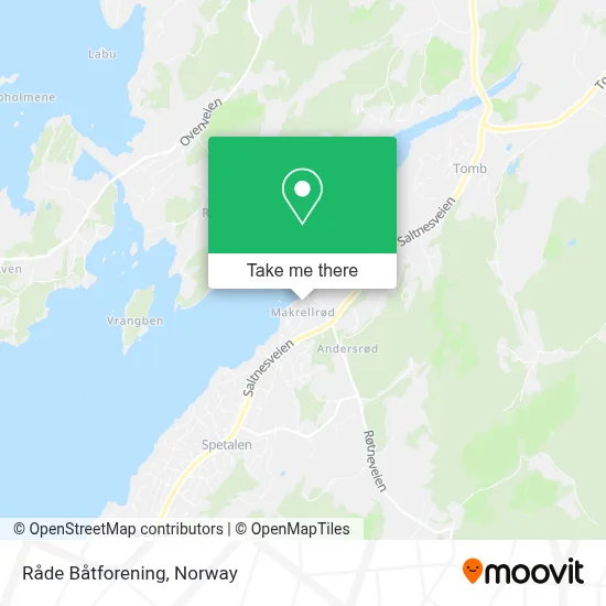 Råde Båtforening map