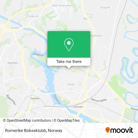Romerike Bokseklubb map