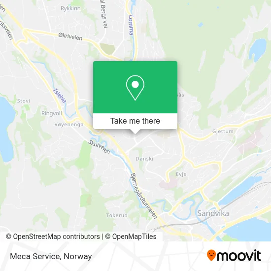 Meca Service map