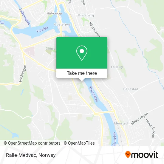 Ralle-Medvac map
