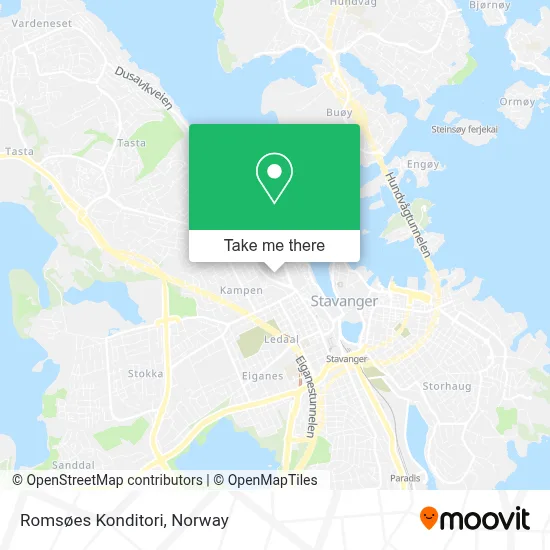 Romsøes Konditori map