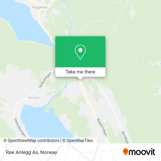 Røe Anlegg As map