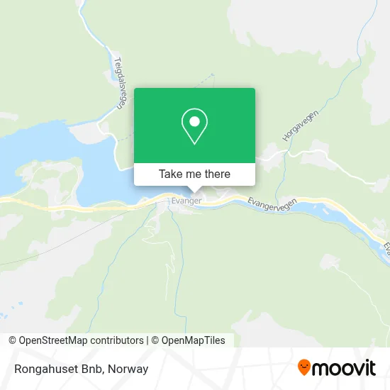 Rongahuset Bnb map