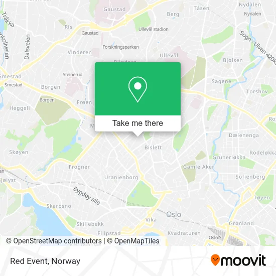 Red Event map