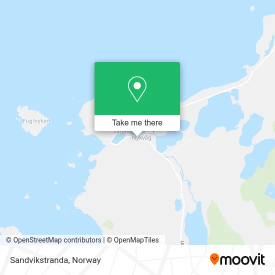 Sandvikstranda map