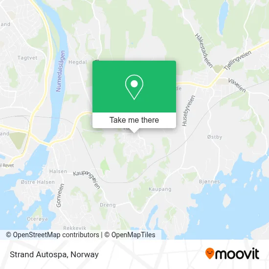 Strand Autospa map