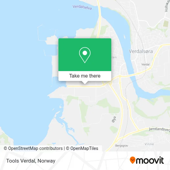 Tools Verdal map