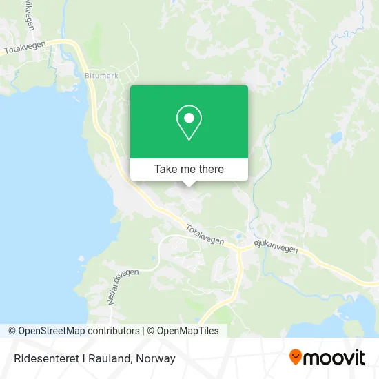 Ridesenteret I Rauland map