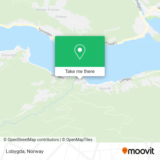 Lobygda map